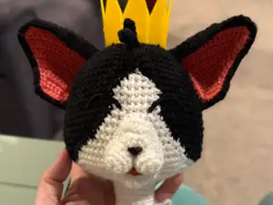 Cat Nose Crochet Attachment