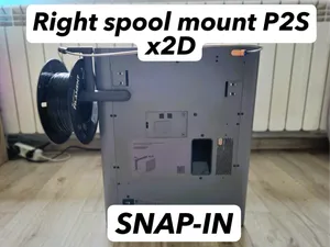Right/Left Side spool holder P2S x2D Bracket Mount