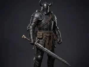 Cavaliere Dark Fanstasy in stile Dark Souls