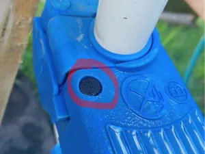Pool stairs bolt
