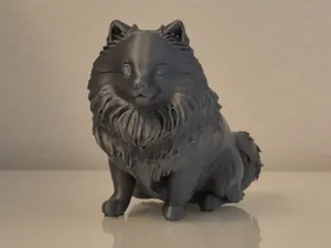 Pomeranian – 3D Printable Dog Statue