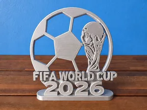 FIFA World Cup 2026 Silver Trophy Decor