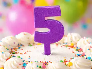 Birthday Cake Numbers Faced up or down