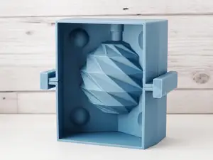3 Part Angular Bauble Mould for Slipcasting