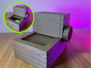 Medieval Trapdoor Box with Hidden Tray