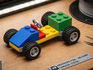 Mini Go-Kart (DIY Mini Brick Kart)