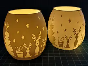Подсвечники-литофаны для 3D-печати