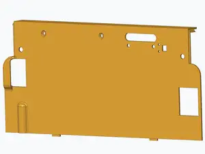 Bambu P1P top-rear panel