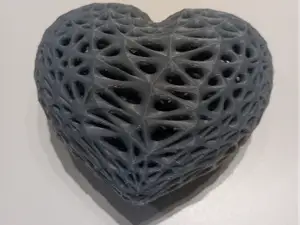textured heart