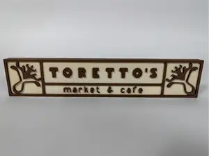 Toretto's Market and Cafe Sign