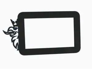 Side marker light frame Scania [truck] 