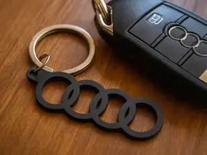 Audi Logo 4 Ringe Schlüsselanhänger / Keychain