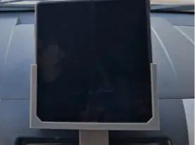 Foldable phone Holder for car raidio CD Slot