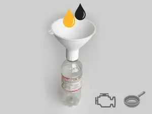 Oil Drain And Grease Funnel (Threaded)