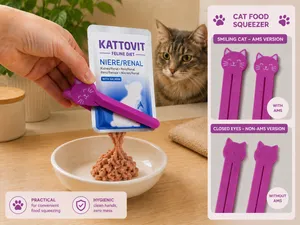 Cat Food Pouch Squeezer | Hygienic Wet Food Spoon