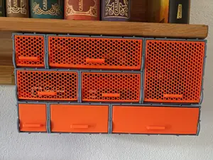 Rail 200 under Desk - Modular Storage Drawer