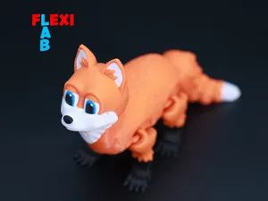 Flexi Fuchs Print Gelenktier Spielzeug