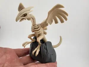 Pokemon Lugia Skeleton Figure Diorama kawaii cute