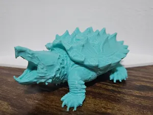 Ferocious Alligator Snapping Turtle