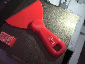 Big Pizza Dough scraper A1m