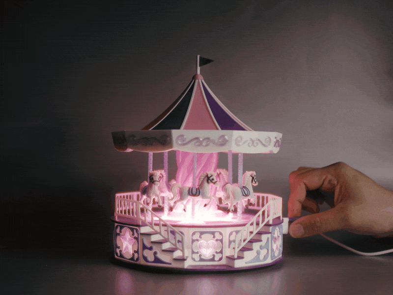 Dreamy Carousel Lamp