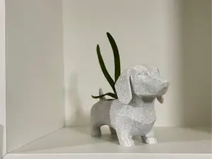 Dachshund planter