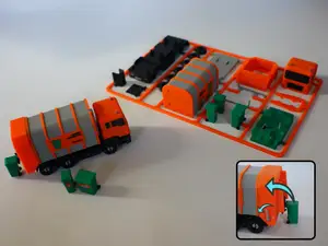 Garbage Truck Kit Card (with Trash Pickup)