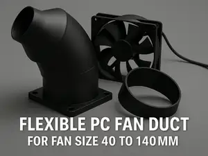 PC Lüfter Modularer Luftkanal 40 60 80 92 120 140