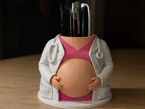 OBGYN Doctor Pencil Holder- Medical Desk Organizer