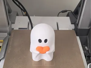 Loveheart Ghost towbar cover