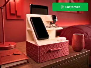 All-in-One Bedside Organizer | Phone/Watch/Buds