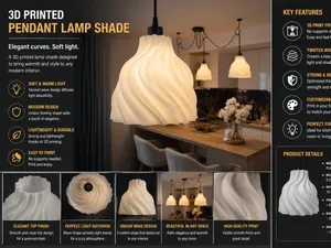Ceiling lamp twisted