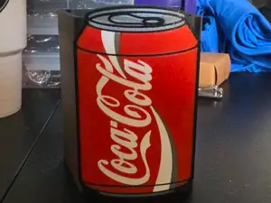 Coke Can B&BW Soap Holder Face