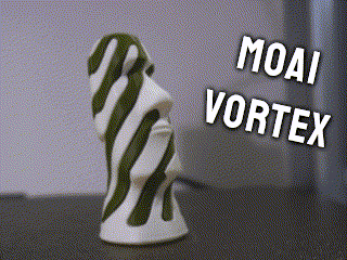 Impossible Pass-through Moai // Fidget Vortex