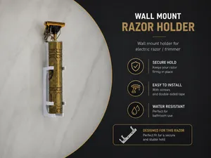 Wall Mount Holder - Vintage T9 Hair Trimmer/Razor