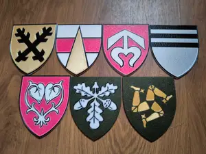 Medieval Bohemian Kingdom – Heraldic Shield Set
