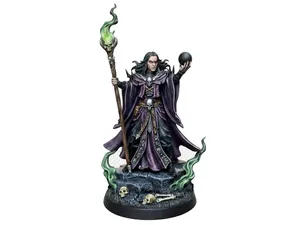 Wizard Necromancer Human Male D&D Miniature (48mm)
