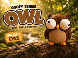 Goofy series – OWL Movable Eyes NOAMS
