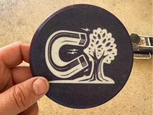 Tree Magnet Mini Disc Golf Marker