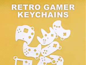 Retro Gamer Keychains