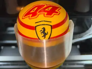 Lewis Hamilton F1 brick style helmet