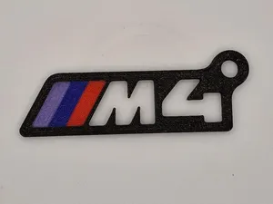 Stunning BMW M4 Logo Keychain