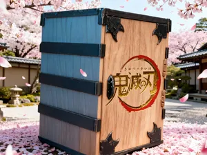 鬼灭之刃祢豆子箱子灶门炭治郎我妻善逸全分件无需ams储物箱