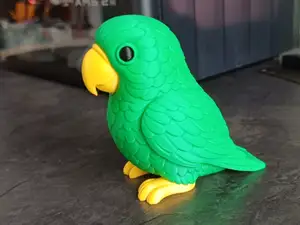 Colorful Tropical Parrot