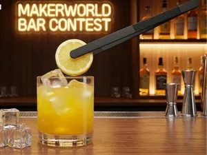 Professional Bar Tongs - Ice & Lemon Precision