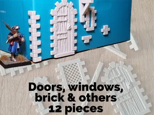 Assets- doors, windows, bricks & beams