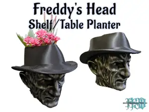 Freddy's Head Standing Planter