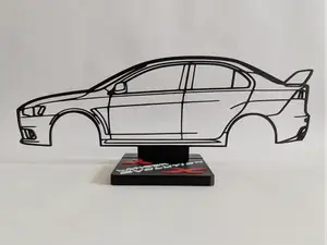 Mitsubishi Lancer Evolution X silhouette