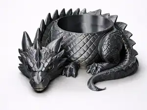 Sleeping Dragon Planter (25cm) No Supports