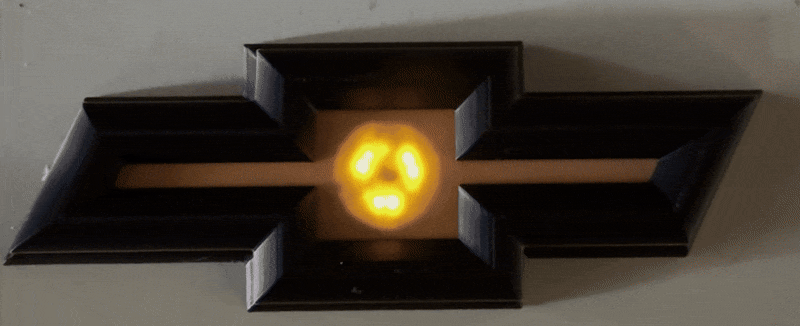 Chevrolet Bowtie Ring LED Magnetic Control Switch